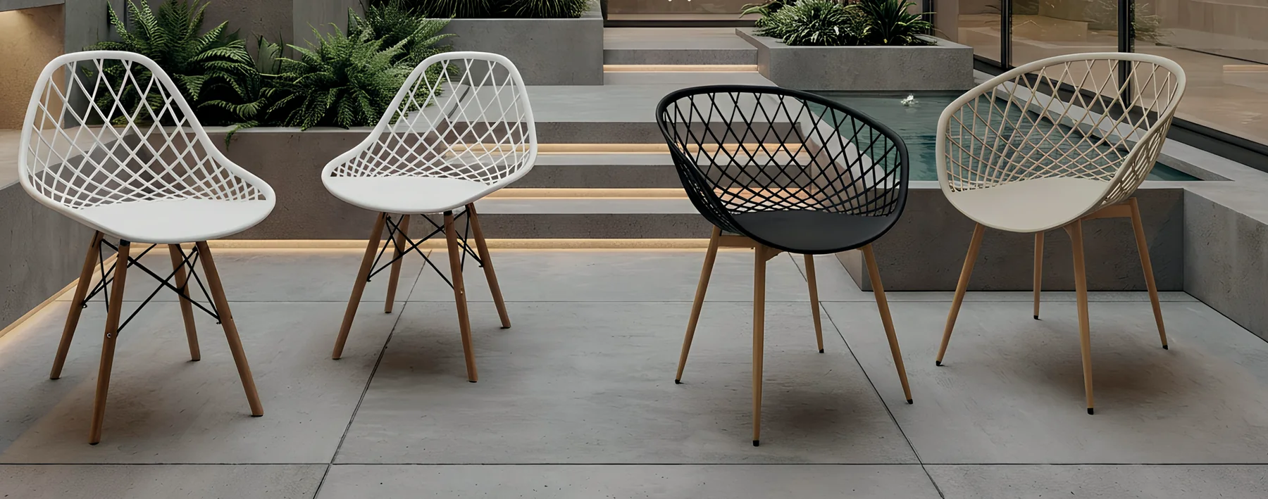 Silla Loa en un ambiente decorado