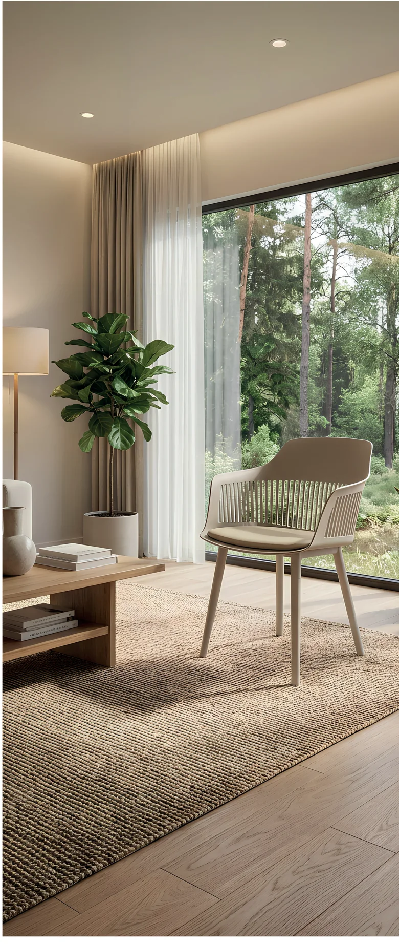 Silla Mena en un ambiente decorado