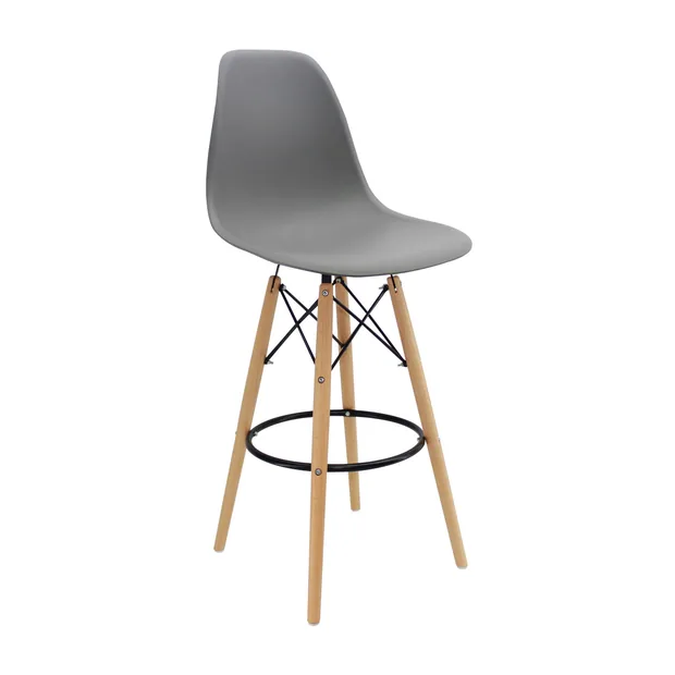 Butaco DKR Bar tipo Eames Gris