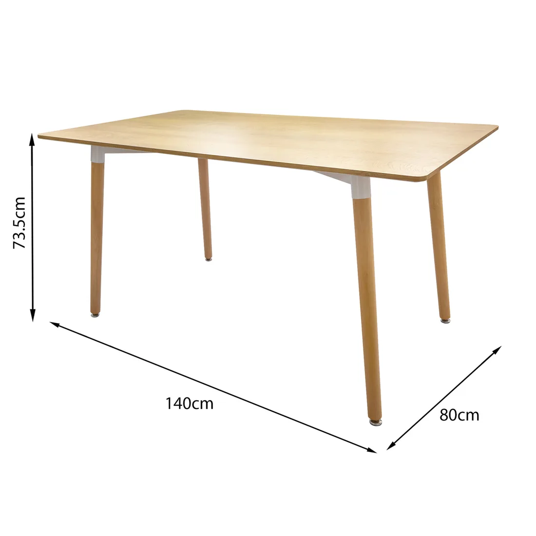 Comedor Bravus + 4 sillas Charla Beige, foto 6
