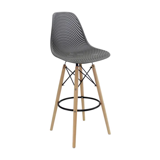 Silla Colmeia Bar Gris