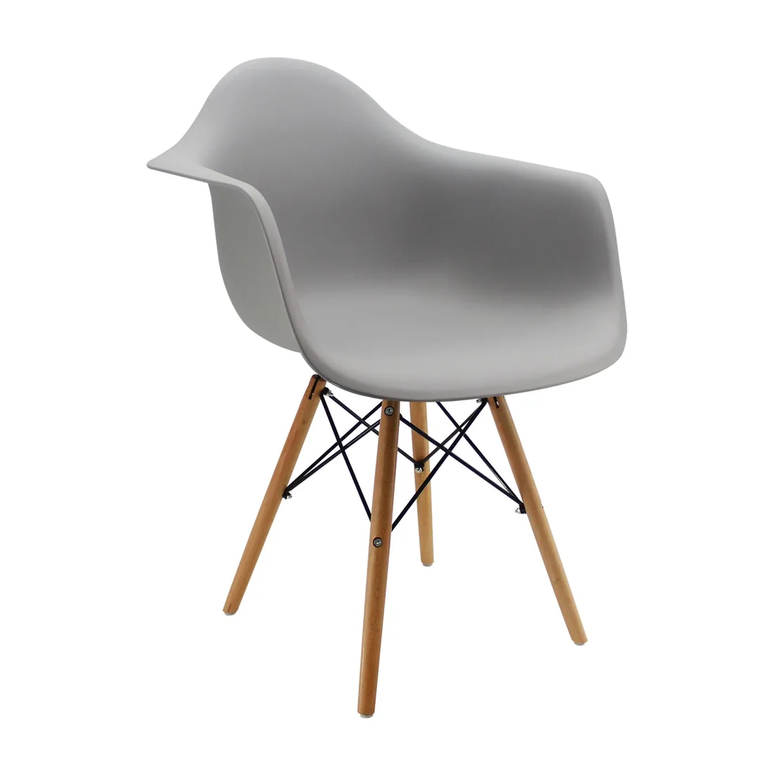Silla DKR con Brazos Gris