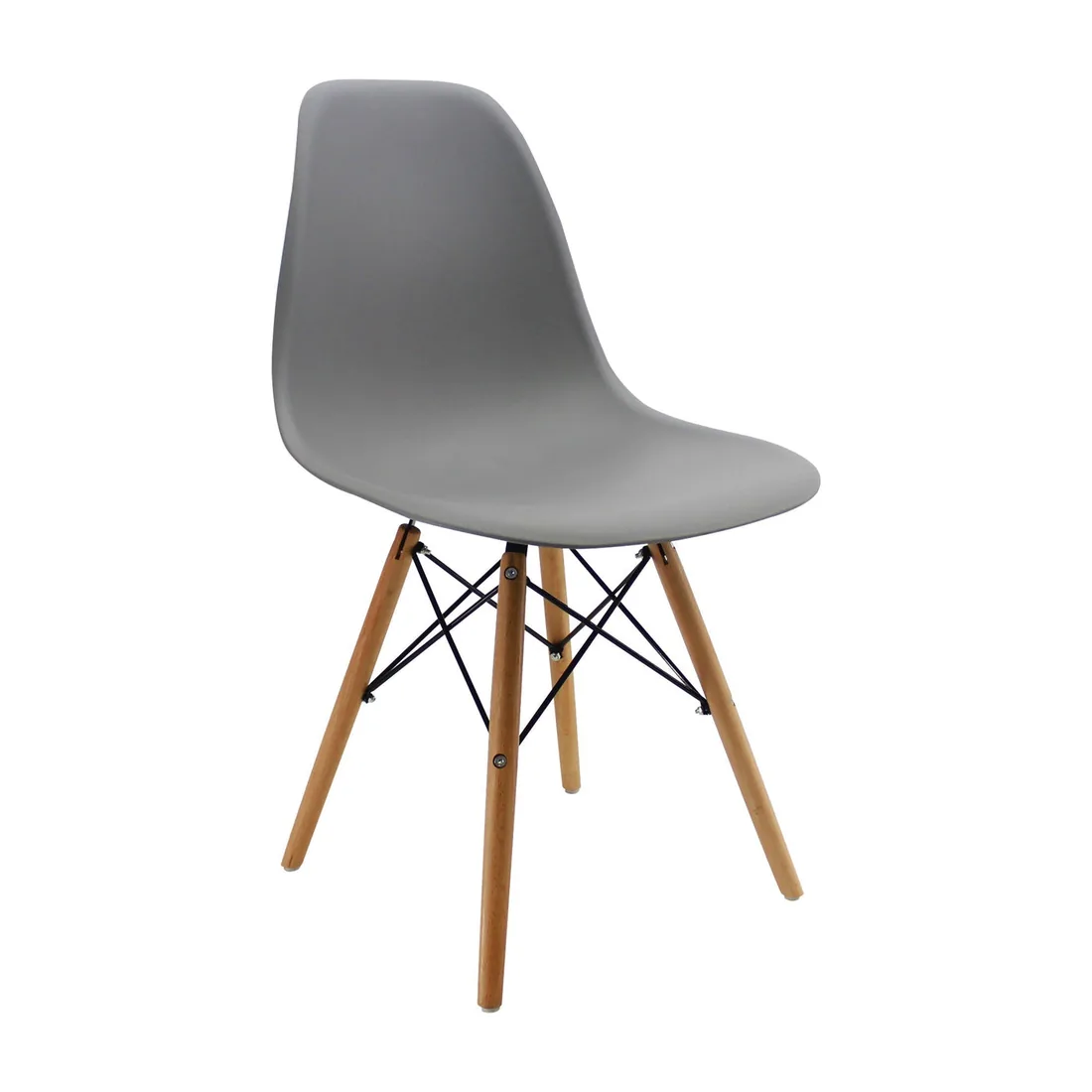 Silla DKR tipo Eames Gris