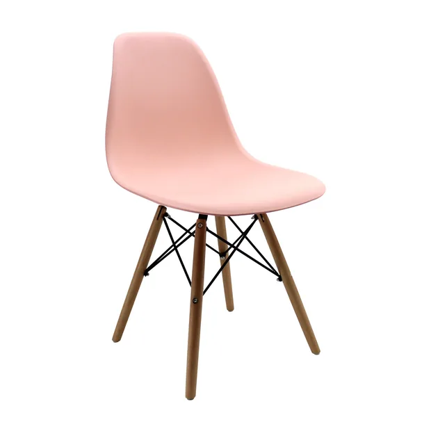 Silla DKR tipo Eames Salmón