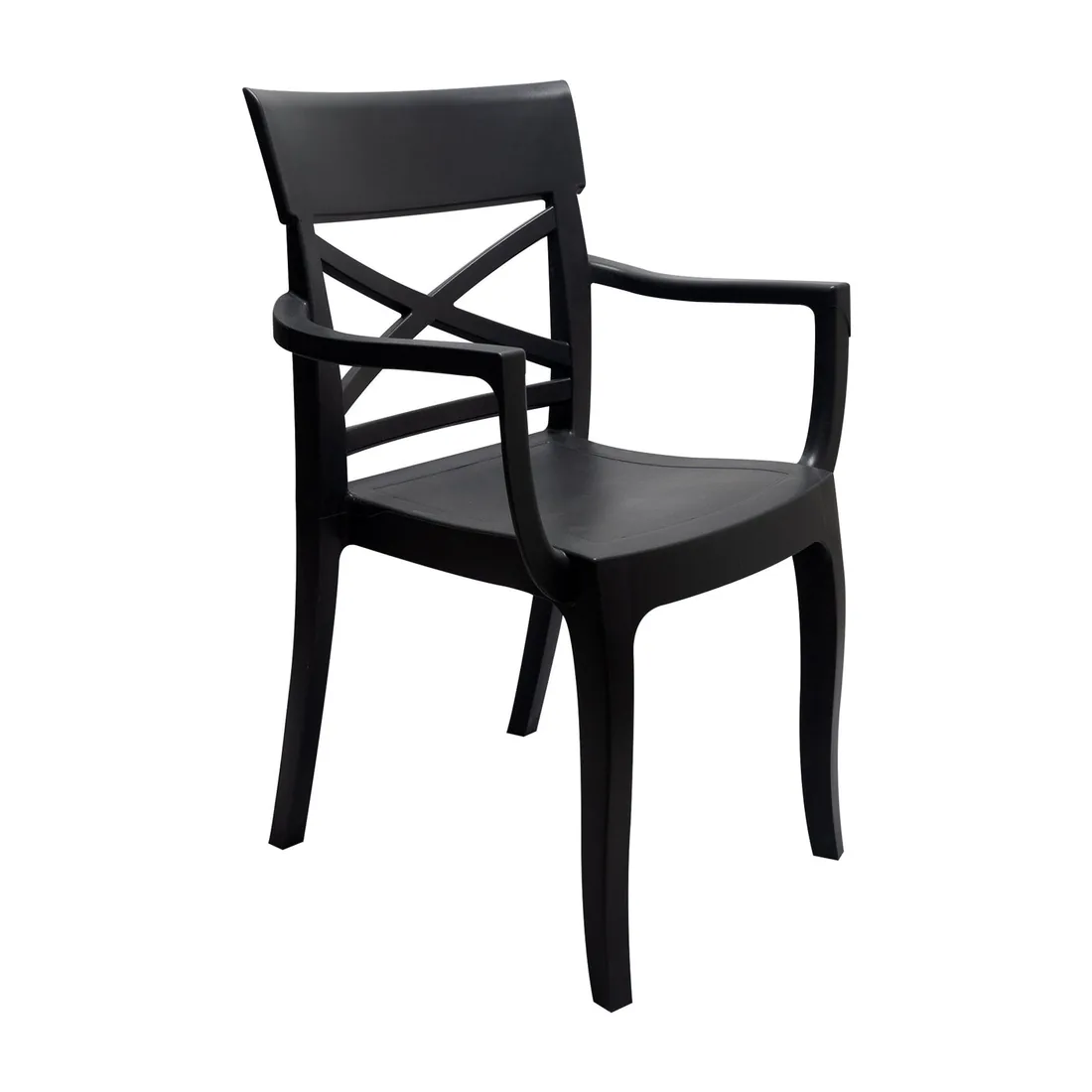 Silla Exterior Florencia con Brazos Grafito