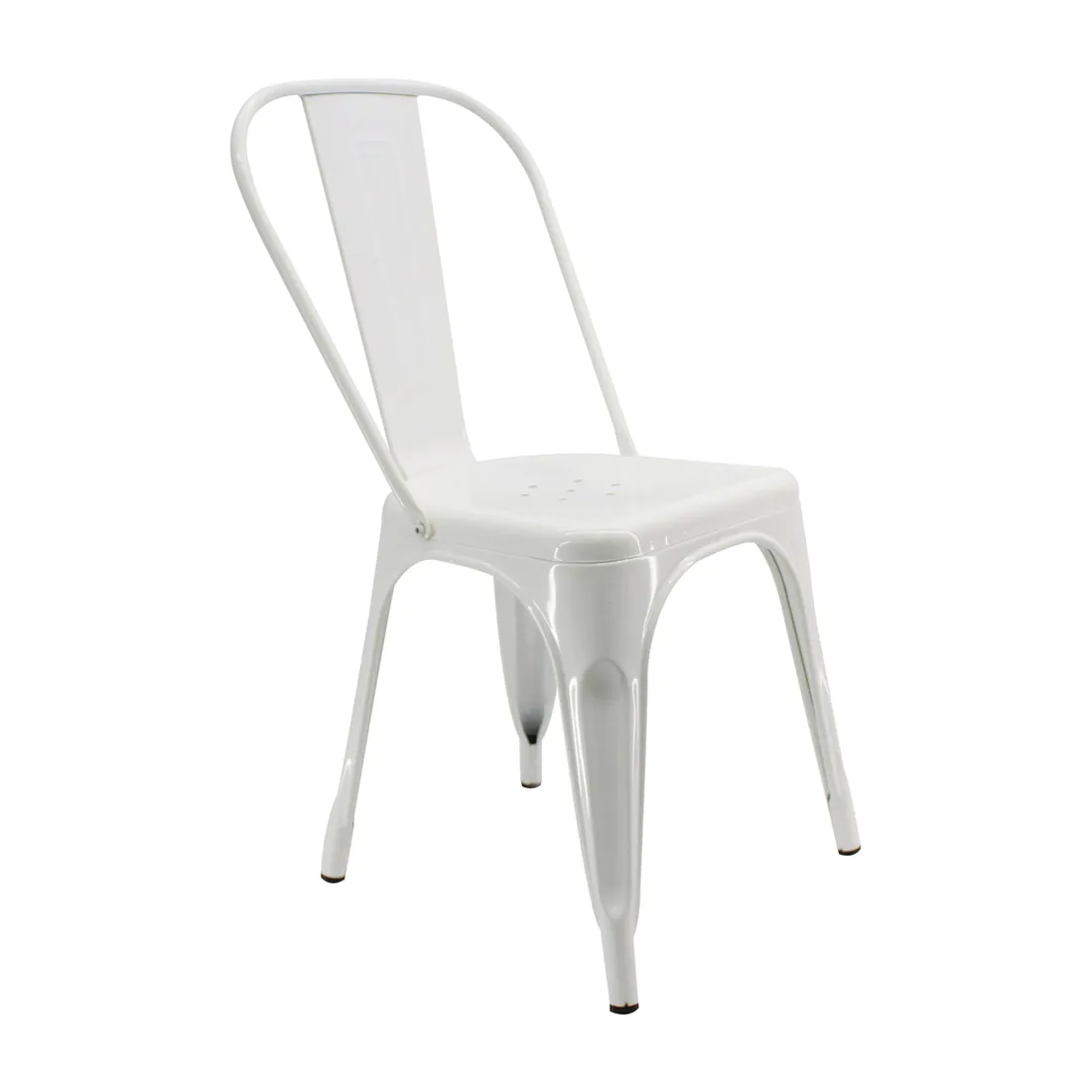 Silla Titan tipo Tolix Blanca