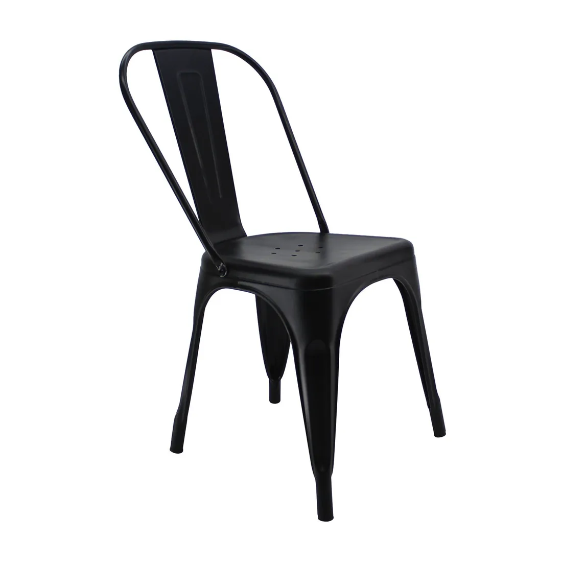 Silla Titan tipo Tolix Negra
