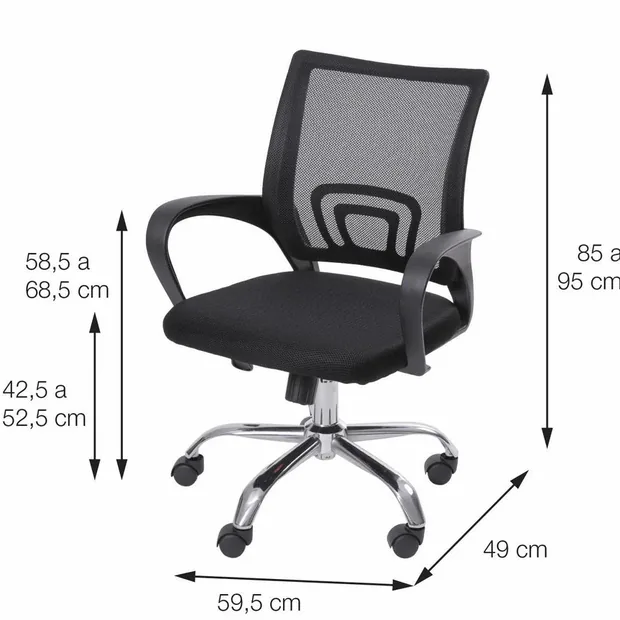 Medidas de la Silla Tok Oficina